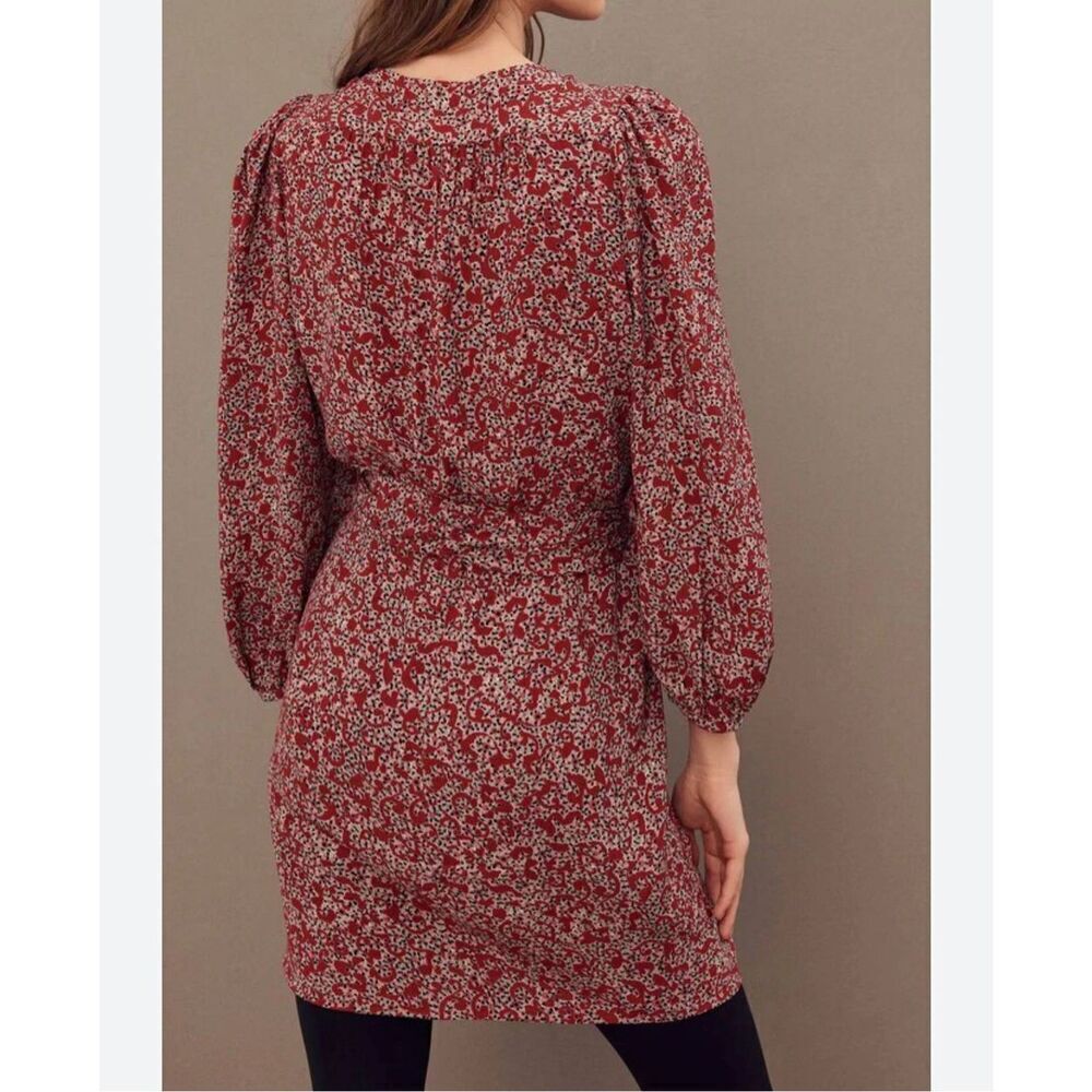 Ba&sh Floral Printed Camille Wrap Dress Size 2 - Picture 3 of 15